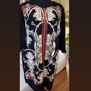 ZARA Women's Chain Print Dress